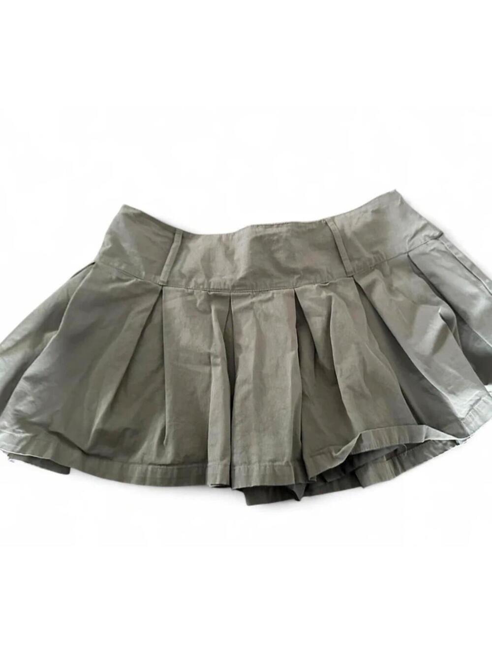 Green Mini Skirt Size L
